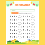 matematikos užduotys pirmokui
