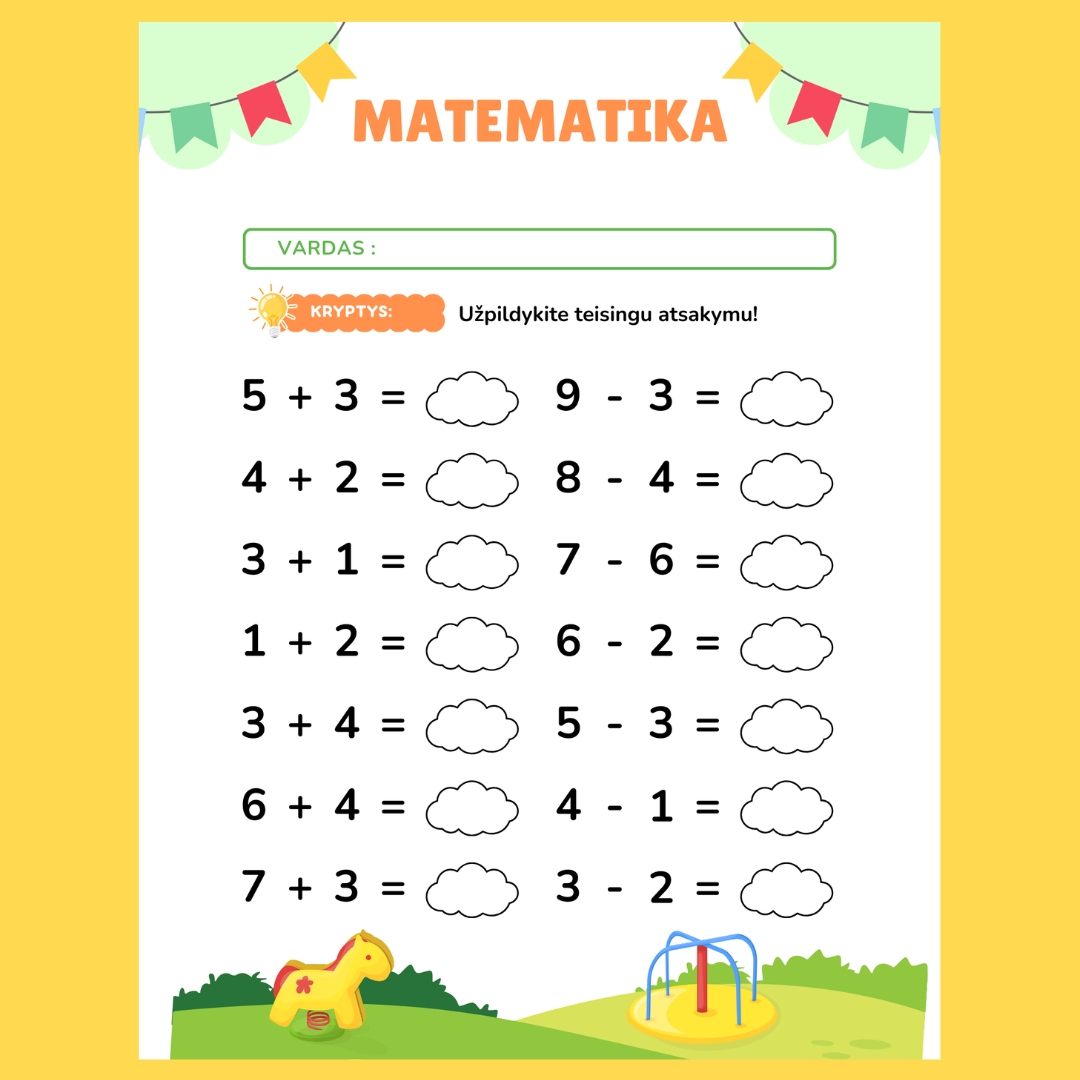 Matematikos U duotys Vaikams 103 Puslapi PDF Vaiko Lavinimas Matematikos U duotys Vaikams 103 Puslapi PDF Vaiko Lavinimas