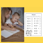 matematikos užduotys pirmokui pdf