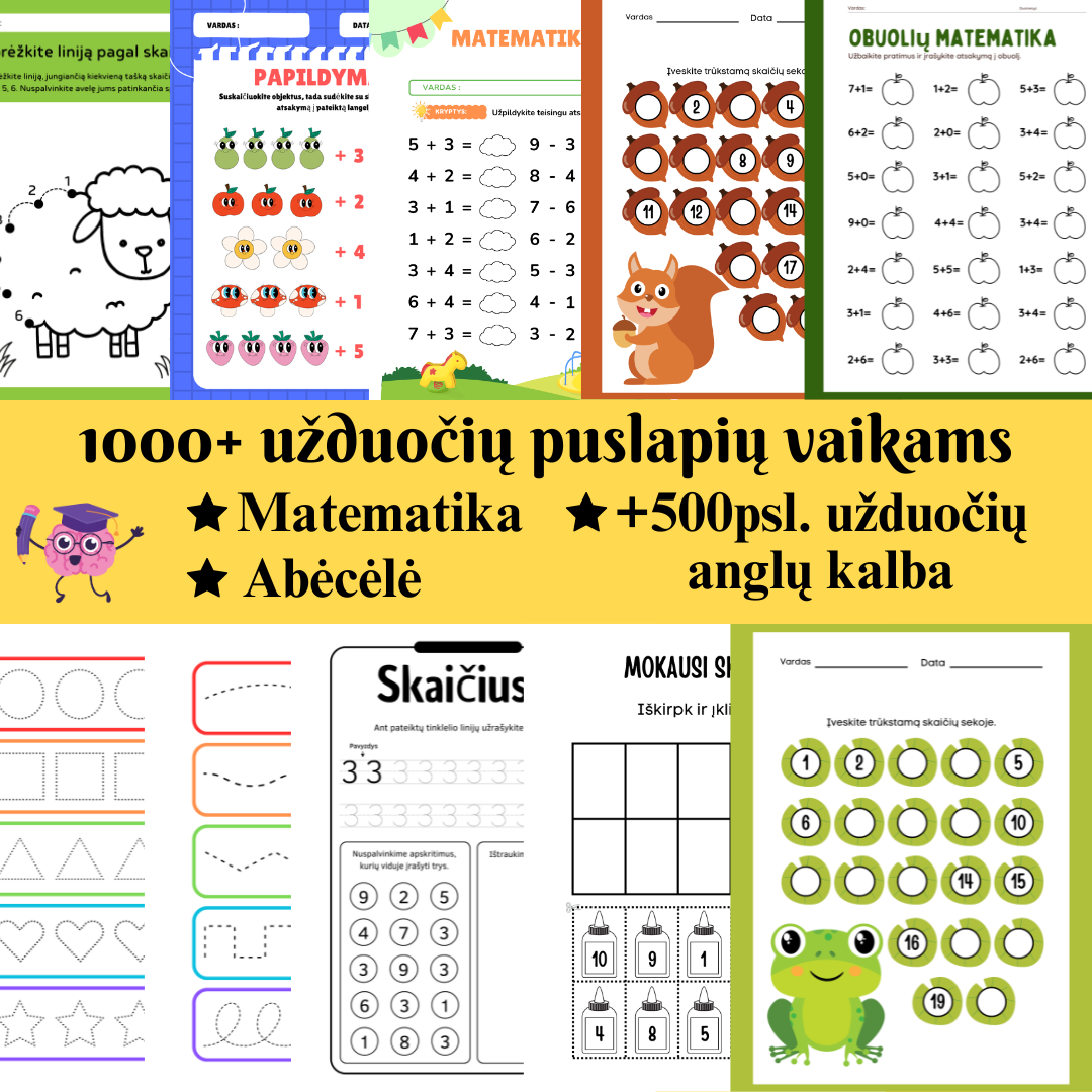 U duotys Pirmokui Vaiko Lavinimas U duotys Pirmokui Vaiko Lavinimas