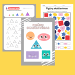 Figūrų skaičiavimo užduotėlės vaikams PDF | užduotys atsispausdinti (20 puslapių)