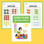 Ikimokyklinio mokymosi užduotėlės vaikams | 23 puslapių užduotys vaikams atsispausdinti PDF