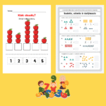 Vaisių skaičiavimo užduotėlės vaikams PDF |  užduotys atsispausdinti (32 puslapis) - Image 4