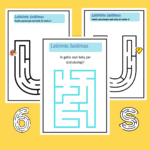 Labirintai vaikams PDF – 100 spausdinamų užduočių su raidėmis, skaičiais ir figūromis - Image 2